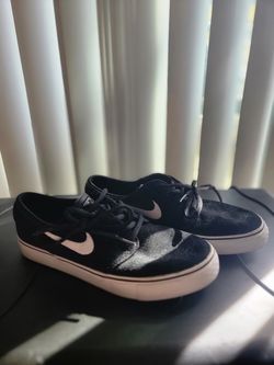 FD(contact info removed) Black White Janoski OG Nike SB Suede Shoes size 8