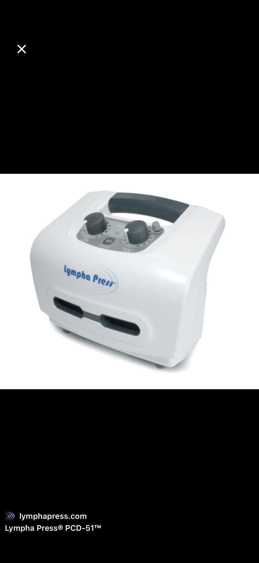 🩺 Lympha Press PCD-51 Pump + Two Large 8-Chamber Leg Sleeves – Brand New / Sealed