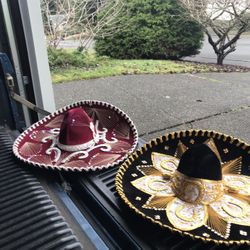 Mexican Adult Sombrero Hat Taco Business Entertainment Restaurant Mexico like New $45 each 