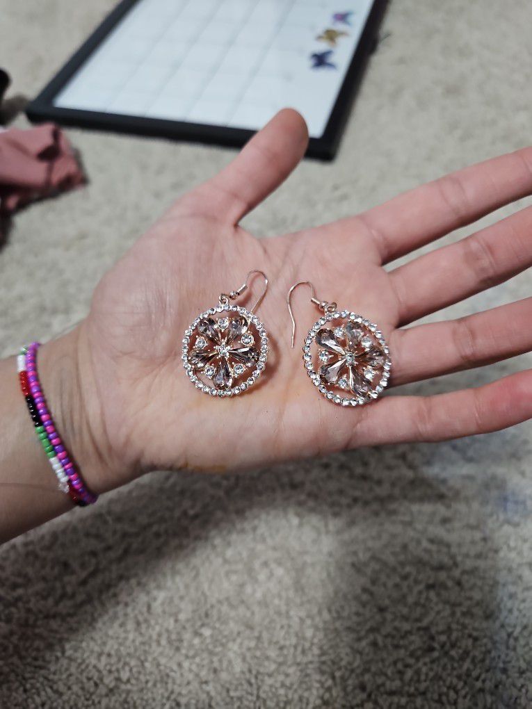 Rose Gold Earrings 