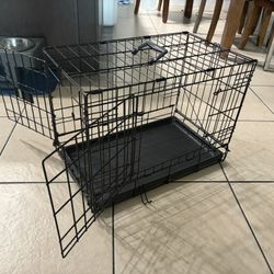 X-Small Folding Double Door Dog Crate