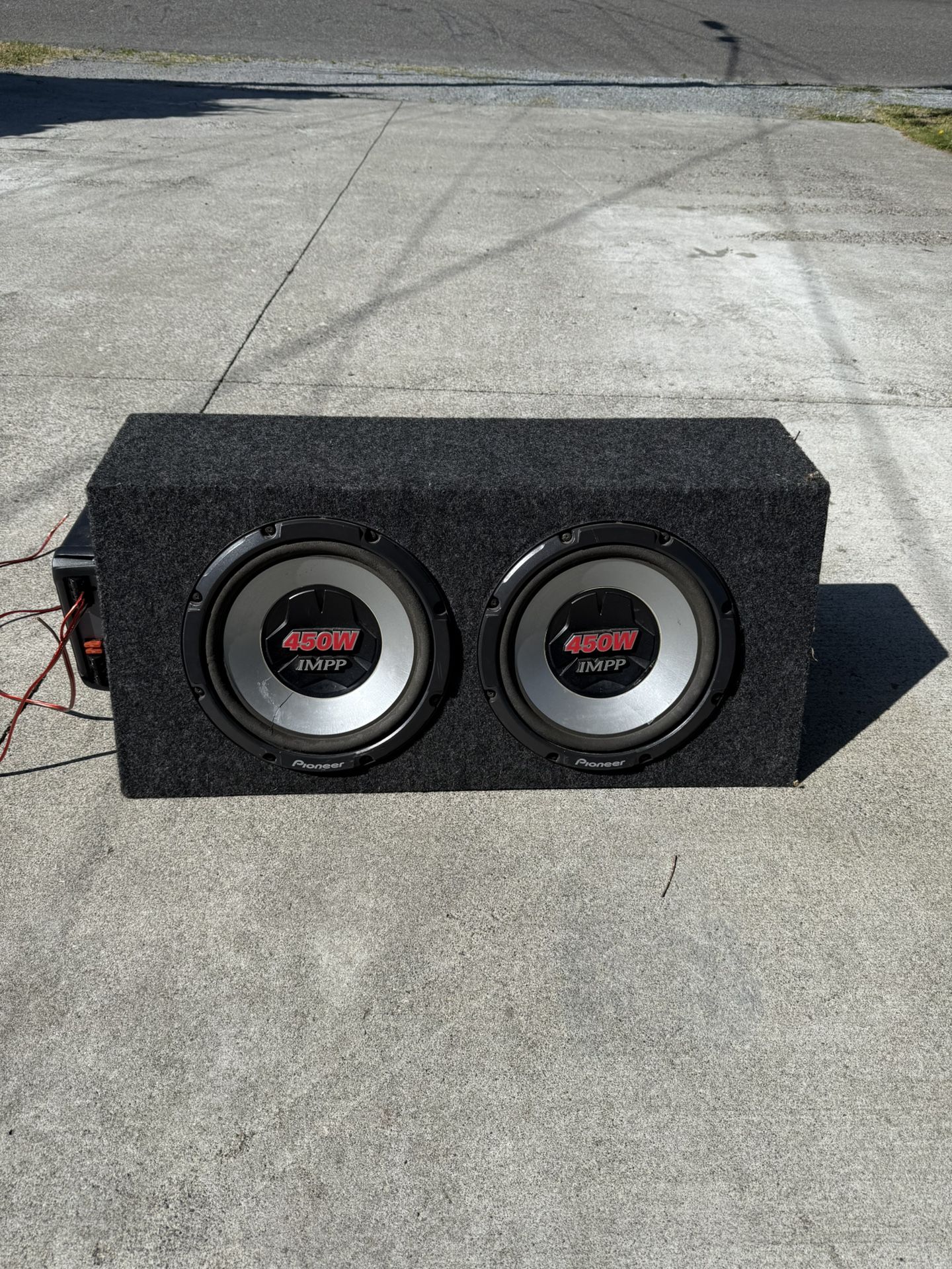 2x 12in Sub Box With Amp