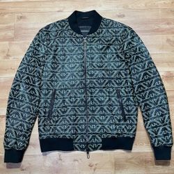 Emporio Armani Leather Jacket Size (M)