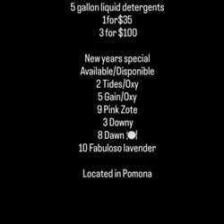 5 Gallon Liquid Detergent 