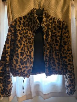Cheetah print jacket