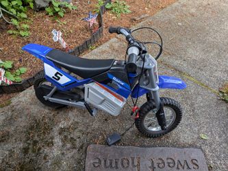 Electric razer motorcycle charged won't run was running