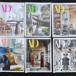 Architectural Digest Magazines Vintage Issues — Lot Of 12 — $25 Cash - $30 If Shipping