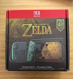 Nintendo Switch  2 - The Legend of Zelda 40th Anniversary Edition Console