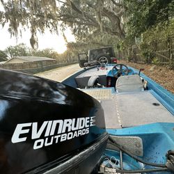 Boat Randall Craft 17.5 Ft Evenrude 40hp 