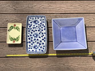 Southern Living Ten Thousand Villages JC Penney Platter Lot