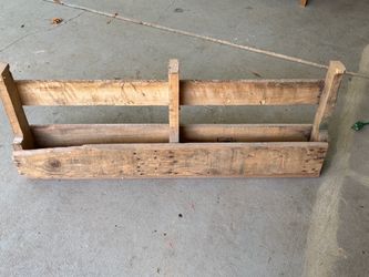Pallet wine bottle rack rustic