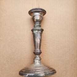 Silver plated candle holder