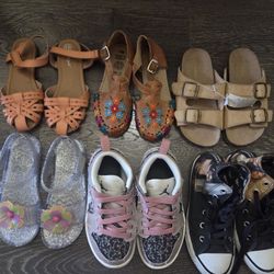 Girls Shoe Bundle Size 12 All For $50