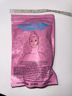 Turmeric cleansing pads