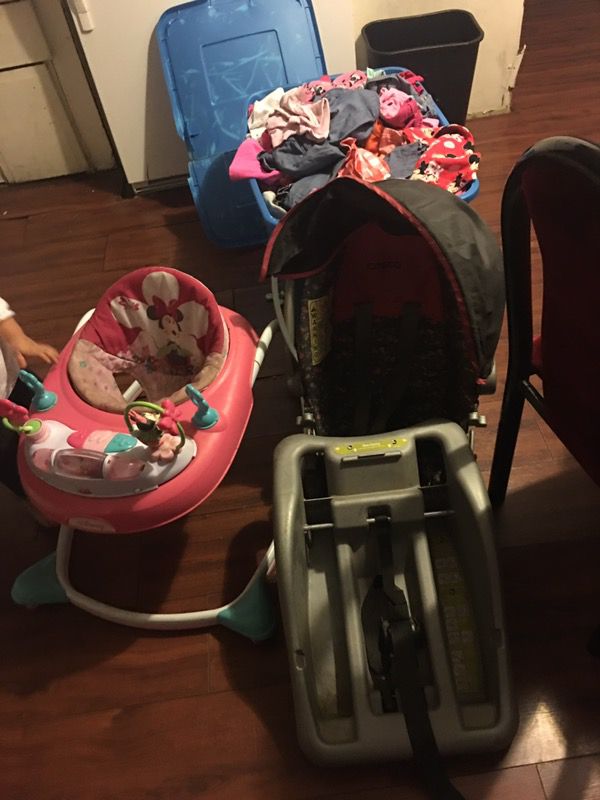 Baby clothes/walker car seat with stroller