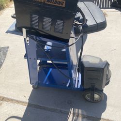 Máquina De Soldar Con Carrito Y 2 Caretas