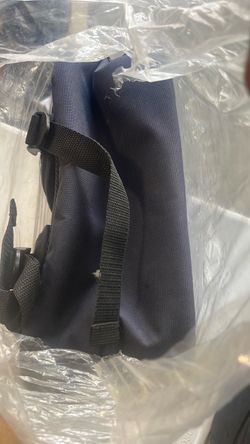 Navy Blue Nylon insulated backpack  with Straps