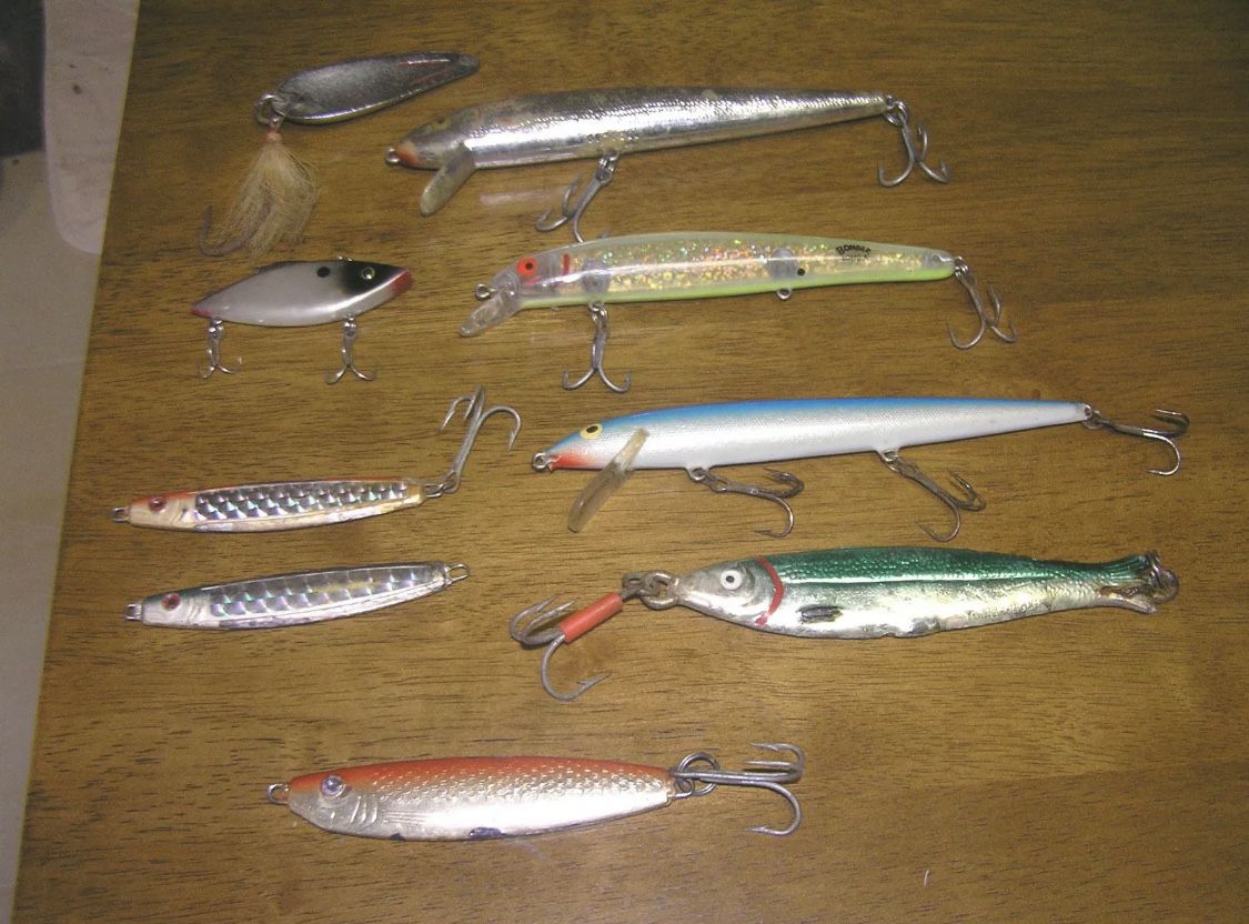 Vintage Fishing Lures Set of 9
