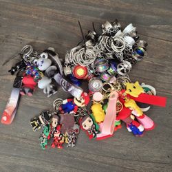 RESELLERS! 74 Keychains, Mixed! ONLY $50! LESS THAN .75 CENTS EACH!