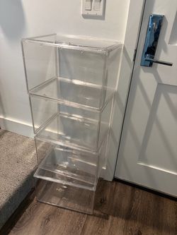 Acrylic Box Organizer (4 pieces)