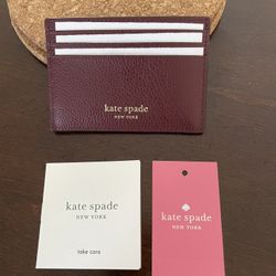 ‼️NEW‼️ Kate Spade Wallet/ Credit Card Holder Plum