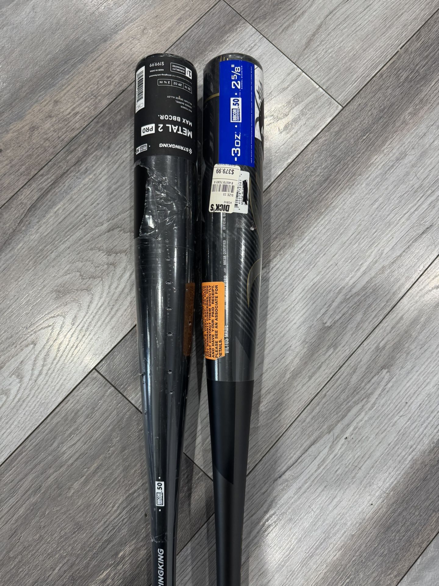 Victus Vandal 33” , Stringking BBCOR 32”