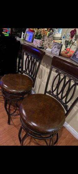 2 bar stools chairs barstools 31"