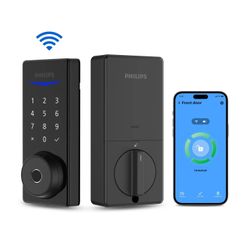 Philips 4000 Series Built-in Wi-Fi Fingerprint Touchscreen Smart Deadbolt