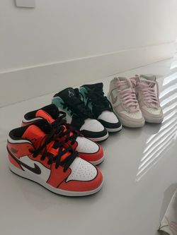 3 Pairs Nike Air Jordan Mid Sneakers