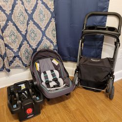 Graco Carseat With Base And Stroller