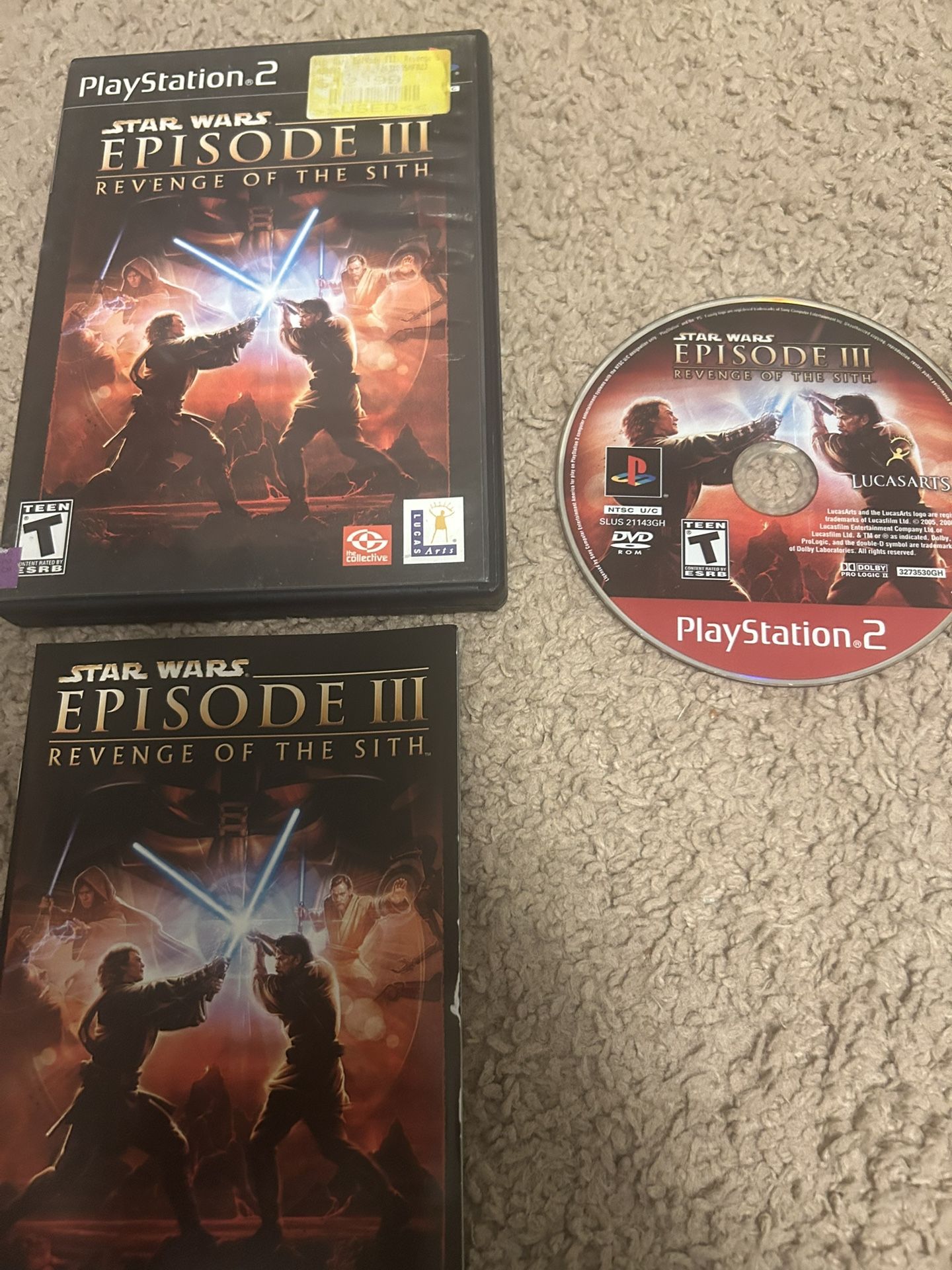 Star Wars Revenge Of The With Ps2