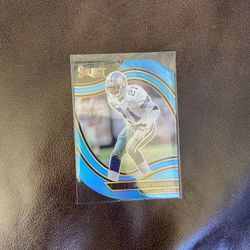 Select Deion Sanders Light Blue Field Diecut