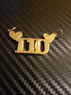 110  Gold CHARM One Of A Kind