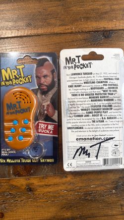 Mr. t in your pocket toy