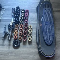 Misc Skateboard decks/wheels/trucks