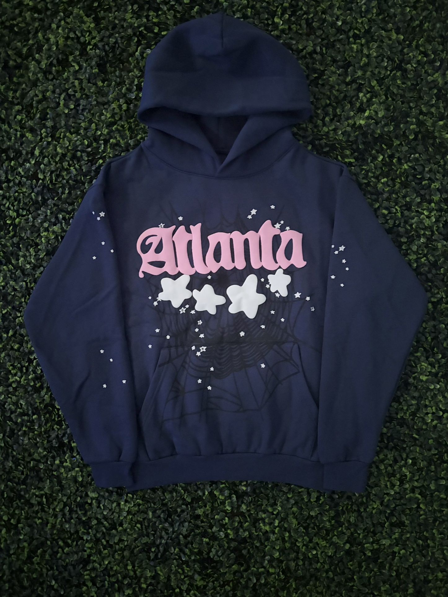 Sp5der Atlanta Hoodie Navy