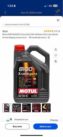 Motul 5W40 7 liters