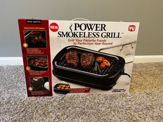 Power smokeless grill