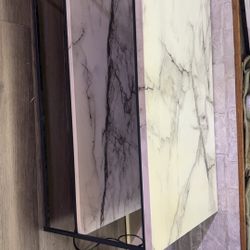 Faux Marble Coffee Table 