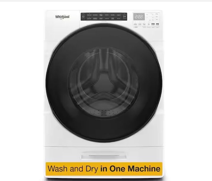 Whirpool 4.5 CuFt Ventless All In one Washer And Dryer