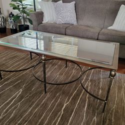 Glass Top Thomasville Coffee Table