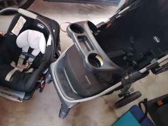 Chicco stroller & car seat set