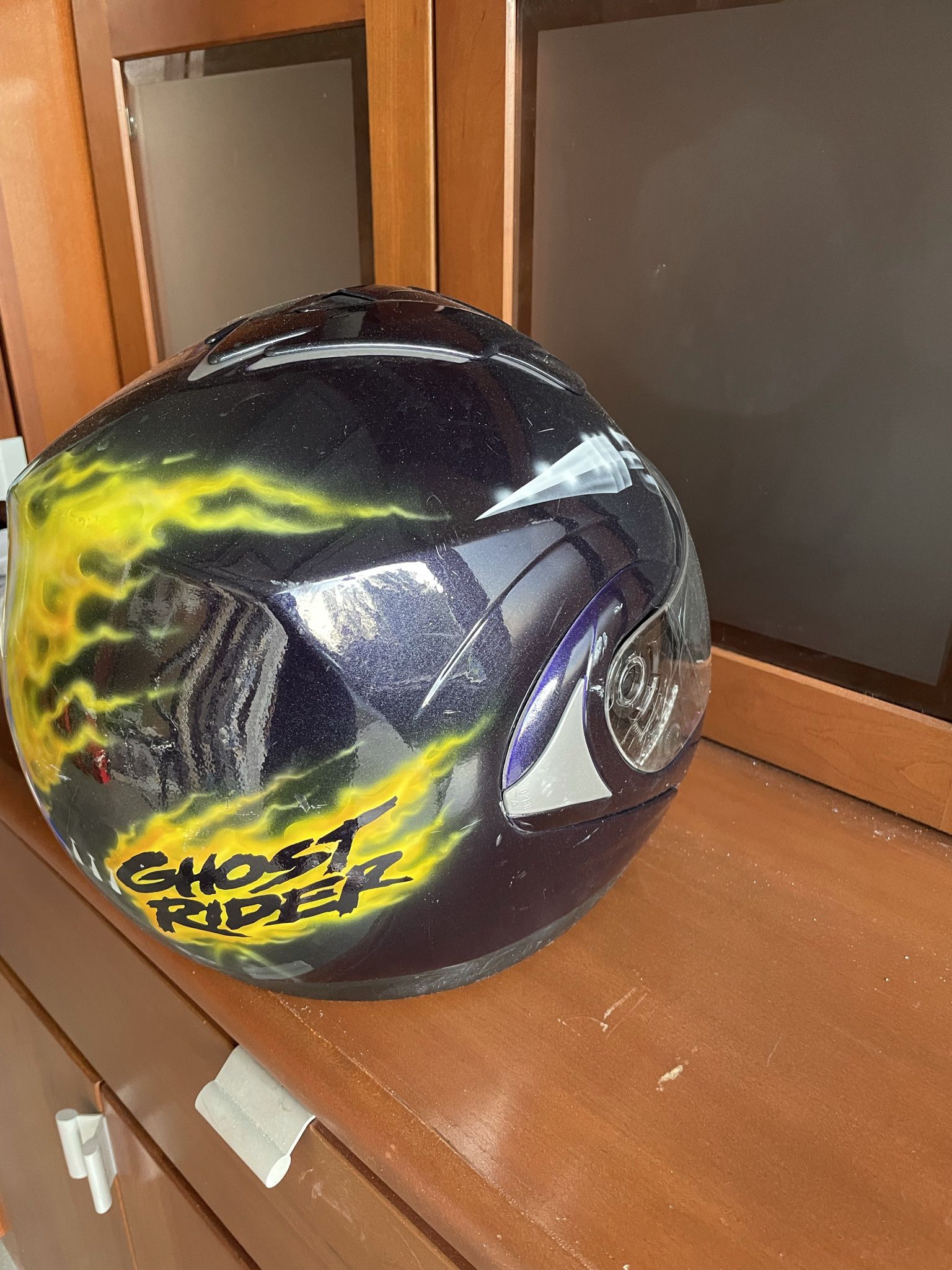 Gently Used HJC ghost Rider Helmet