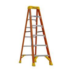 6 foot Orange Werner Step Ladder New