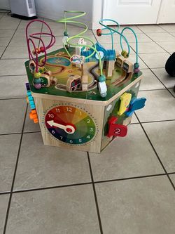 Wooden Kids Activity Cube Play Center