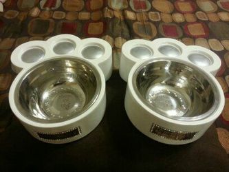 Rhinestone dog bowls!! REDUCED PRICE!
