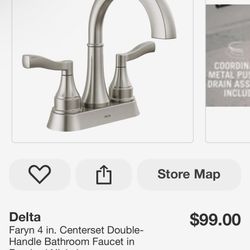 Delta Bathroom faucet 