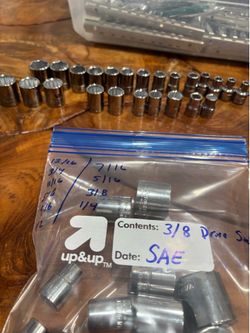 3/8 shallow and deep socket sets