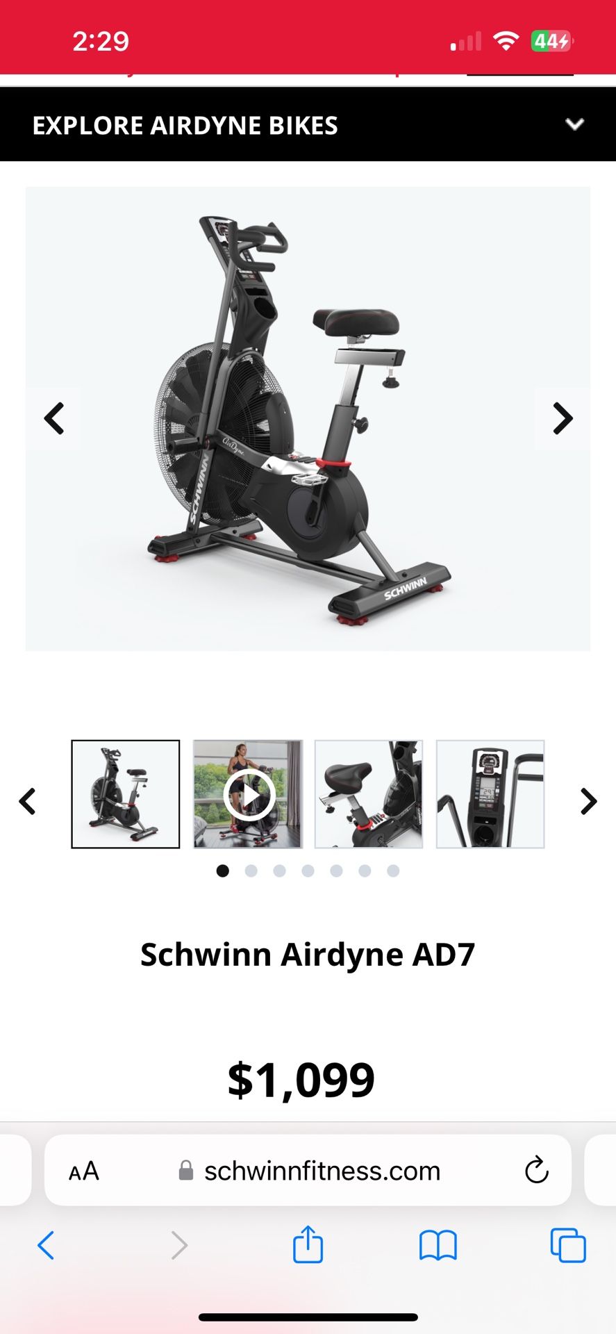 Schwinn AD7 Air Bike