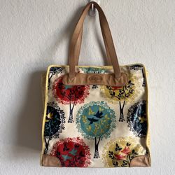 Fossil Multicolor Tote Bag
